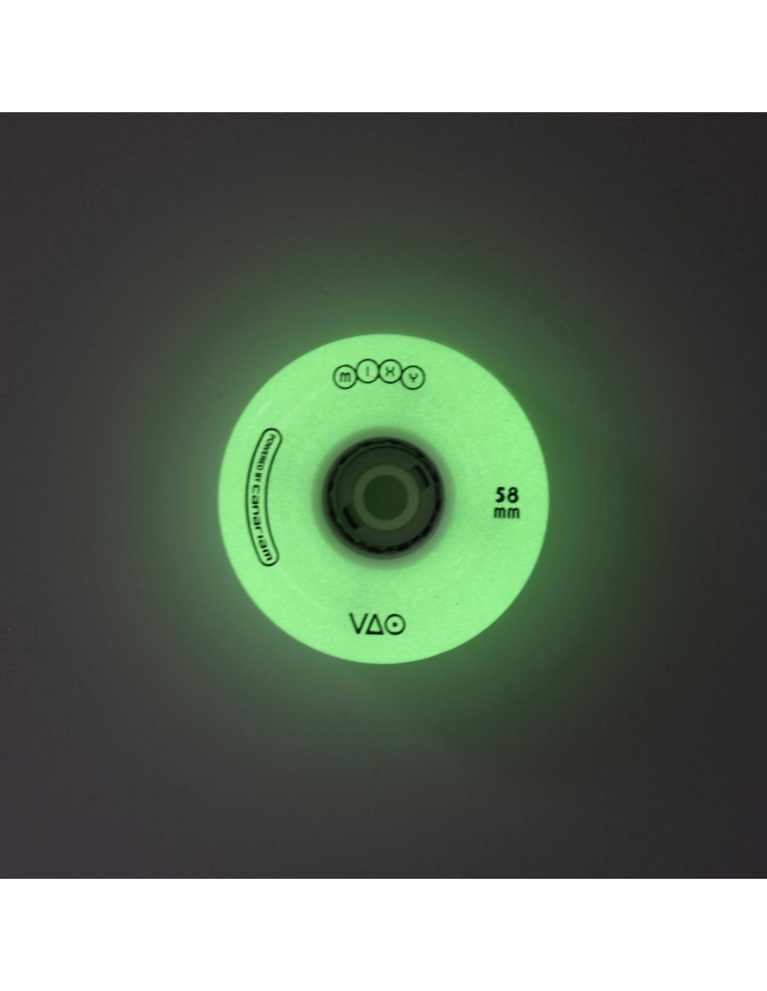 Rueda VAO MIXY Tradicional (58mm) Blanca Glow