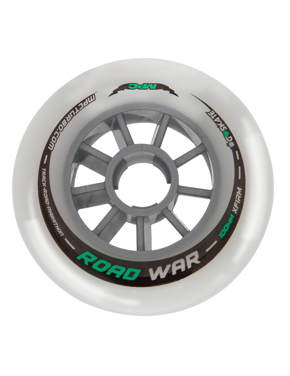 Ruedas MPC Road War centro gris 100/110 mm